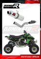teljes kipufogórendszer DOMINATOR Full System GP1 dobbal a Kawasaki KFX 450 2008 - 2014 motorkerékpárhoz