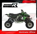 complete exhaust system with muffler DOMINATOR Full System GP1 fits the motorcycle Kawasaki KFX 450 2008   2014 4