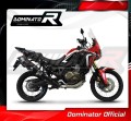 DOMINATOR P7 FEKETE kipufogó hangtompító Honda CRF 1000L Africa Twin 2016 - 2019 motorkerékpárhoz 2