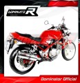 DOMINATOR OVAL kipufogó dob Suzuki GSF BANDIT 400 1991 - 1995 motorkerékpárhoz 3