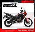 DOMINATOR HP7 FEKETE kipufogó dob Honda CRF 1000L Africa Twin 2016 - 2019 motorkerékpárhoz 2