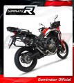 teljes DOMINATOR Full System HP7 FEKETE kipufogórendszer Honda CRF 1000L Africa Twin 2016 - 2019 motorkerékpárhoz