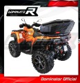 DOMINATOR kerek kipufogó dob, amely illeszkedik a Cf moto C Force 1000 motorkerékpárhoz 3