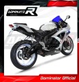 exhaust muffler DOMINATOR HP3 BLACK LOW LEVEL fits to Suzuki GSXR 750 K8 K9 L0 2008  2010