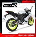 komplett kipufogórendszer DOMINATOR Full System HP3 dobbal, amely illeszkedik a Yamaha YZF R125 2019 - 2020 motorkerékpárhoz 3