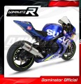complete exhaust system with muffler DOMINATOR Full System HP1 fits the motorcycle Suzuki GSXR 1000 2017   2021 2
