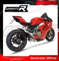 exhaust muffler DOMINATOR HP3 fits the motorcycle Ducati PANIGALE V4S 2018   2022 3