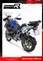 exhaust muffler DOMINATOR P7 BLACK fits the motorcycle BMW R1200GS Adventure 2008   2009
