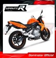 DOMINATOR GP1 kipufogó dob, amely illeszkedik a Kawasaki ER - 6 N / F 650 2006 - 2008 motorkerékpárhoz