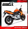 DOMINATOR Ovális kipufogó dob Kawasaki ER - 6 N / F 650 2009 - 2011 motorkerékpárhoz 3