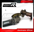 exhaust muffler DOMINATOR HP3 BLACK LOW LEVEL fits the motorcycle Suzuki GSXR 600 K8 K9 L0 2008   2010 6