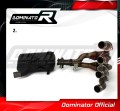 exhaust muffler DOMINATOR HP3 BLACK LOW LEVEL fits the motorcycle Suzuki GSXR 750 K8 K9 L0 2008   2010 4