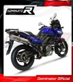 exhaust muffler DOMINATOR homologated road legal oval fits the motorcycle DL 650 V STROM 2004   2006 3