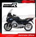 exhaust muffler DOMINATOR homologated road legal oval fits the motorcycle R1200RT 2010   2013 4