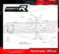 DOMINATOR HP1 FEKETE homologált kipufogó dob Kawasaki Z 900 2020 - 2024 motorkerékpárhoz 2