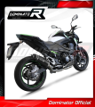 complete exhaust system with muffler DOMINATOR Full System HP8 BLACK fits the motorcycle Kawasaki Z800 2013   2016 3