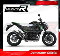 complete exhaust system with muffler DOMINATOR Full System HP8 BLACK fits the motorcycle Kawasaki Z800 2013   2016 4