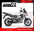 exhaust muffler DOMINATOR oval fits the motorcycle Honda VFR 800 X Crossrunner 2015   2021 5