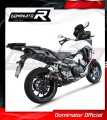 exhaust muffler DOMINATOR GP1 BLACK fits the motorcycle Honda VFR 800 X Crossrunner 2015   2021