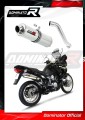 exhaust muffler DOMINATOR ROUND fits the motorcycle Honda XL 650 V TRANSALP 2001   2007