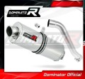 exhaust muffler DOMINATOR oval fits the motorcycle Honda XL 650 V TRANSALP 2001   2007 4