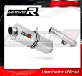 exhaust muffler DOMINATOR oval fits the motorcycle Honda CBR 600 F2 / F3 1991   1998 2
