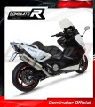 complete exhaust system with muffler DOMINATOR Full System ROUND fits the motorcycle Yamaha XP 530 T MAX 2012   2016 3