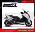komplett DOMINATOR kipufogórendszer kerek dobbal Full System, illik a Yamaha XP 530 T-MAX 2012 - 2016 motorkerékpárhoz 4