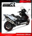 teljes DOMINATOR kipufogórendszer ovális dobbal a Yamaha XP 530 T-MAX 2012 - 2016 motorkerékpárhoz 3
