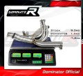 decat mid muffler DOMINATOR Mid Pipe fits the motorcycle V MAX V MAX 1700 2009   2019 8