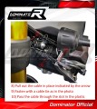 Yamaha MT 09 2021 - 2023 Low Level Teljes rendszer Leömlő Kipufogó HP3 BLACK dob + közepes dB killer