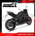 exhaust muffler DOMINATOR HP8 BLACK fits the motorcycle Suzuki GSX S 1000 / F 2015   2020 3