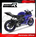 exhaust muffler DOMINATOR GPS fits to Yamaha YZF R6 2017  2023 3