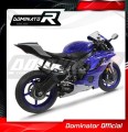 exhaust muffler DOMINATOR GPS BLACK fits the motorcycle Yamaha YZF R6 2017   2023 3