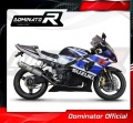DOMINATOR Bolt-on kerek kipufogódob Suzuki GSXR 1000 K1 - K4 2001 - 2004 motorkerékpárhoz 4