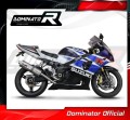 exhaust muffler DOMINATOR Slip on oval fits the motorcycle Suzuki GSXR 1000 K1   K4 2001   2004 4