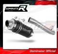 DOMINATOR Slip-on GP1 FEKETE kipufogó dob Suzuki GSXR 1000 K1 - K4 2001 - 2004 motorkerékpárhoz 2