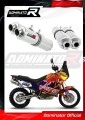 DOMINATOR kerek kipufogó hangtompító, amely illeszkedik a KTM 950 Adventure motorkerékpárhoz