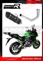 teljes DOMINATOR Full System kipufogórendszer HP1 FEKETE kipufogódobbal a Kawasaki VERSYS 650 2015 - 2020 motorkerékpárhoz