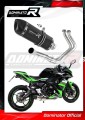 complete exhaust system with muffler DOMINATOR Full System HP1 BLACK fits the motorcycle Kawasaki NINJA 650 2017   2022