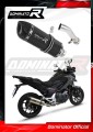 exhaust muffler DOMINATOR HP1 BLACK fits the motorcycle Honda NC 700 / 750 S 2012   2020