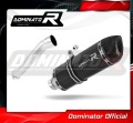 exhaust muffler DOMINATOR HP1 BLACK fits the motorcycle Yamaha XT 660 Z TENERE 2008   2016 2