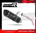 exhaust muffler DOMINATOR HP1 BLACK fits the motorcycle Triumph TIGER 800 XC XR 2015   2017 2