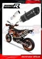 exhaust muffler DOMINATOR HP1 BLACK fits the motorcycle KTM 690 SMC R 2012   2017