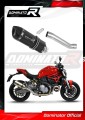DOMINATOR HP1 FEKETE kipufogó dob a Ducati MONSTER 821 2018 - 2021 motorkerékpárhoz