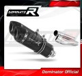 exhaust muffler DOMINATOR HP1 BLACK fits the motorcycle Ducati MONSTER 620 2002   2006