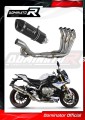 teljes kipufogórendszer DOMINATOR Full System HP1 FEKETE dobbal, illeszkedik a BMW S1000R 2017 - 2020 motorkerékpárhoz