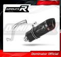 exhaust muffler DOMINATOR HP1 BLACK fits the motorcycle BMW F650 FUNDURO
