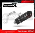 exhaust muffler DOMINATOR HP1 BLACK fits the motorcycle BMW F650ST