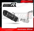 DOMINATOR HP1 FEKETE kipufogó dob BMW G310GS 2016 - 2024 motorkerékpárhoz 2